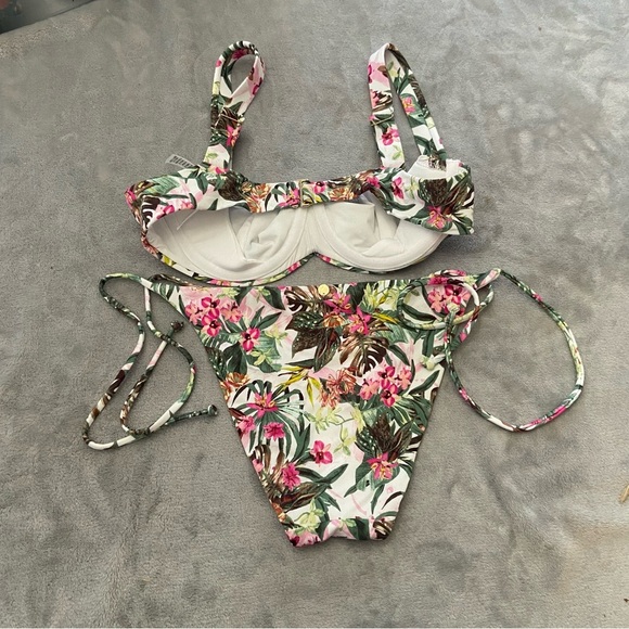 New! Victoria’s Secret Swim Essential Floral Bikini Top & Bottom SET 4746 - Picture 11 of 12